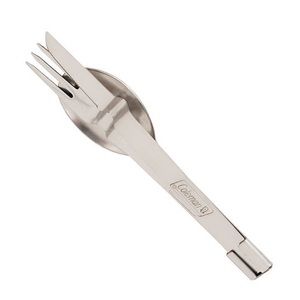 🍴Coleman 3 Piece Stainless Steel Nesting Utensil Set Fork Spoon Knife 🍴